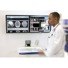 Ergotron Neo-Flex Dual Monitor Wall Mount 61 cm (24") Parete Argento