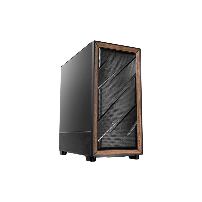 Antec FLUX SE Midi Tower Nero, Legno