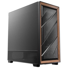 Antec FLUX SE Midi Tower Nero, Legno