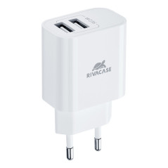 Rivacase PS4001 WD3 Caricabatterie per dispositivi mobili Universale Bianco AC Interno