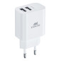 Rivacase PS4001 WD3 Caricabatterie per dispositivi mobili Universale Bianco AC Interno