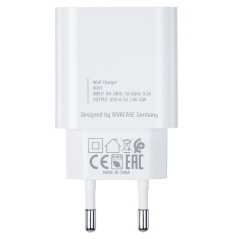 Rivacase PS4001 WD3 Caricabatterie per dispositivi mobili Universale Bianco AC Interno