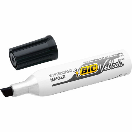 BIC Velleda 1781 evidenziatore 12 pz Punta smussata Nero