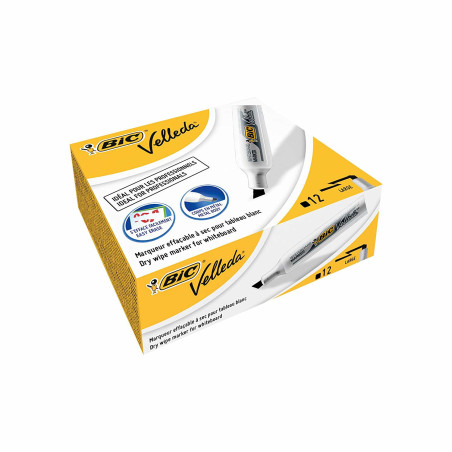 BIC Velleda 1781 evidenziatore 12 pz Punta smussata Nero
