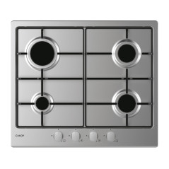 Candy Idea CHW6BRX Acciaio inox Da incasso 60 cm Gas 4 Fornello(i)