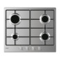 Candy Idea CHW6BRX Acciaio inox Da incasso 60 cm Gas 4 Fornello(i) Candy Idea CHW6BRX Acciaio inox Da incasso 60 cm Gas 4 Fornello(i)