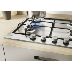 Candy Idea CHW6BRX Acciaio inox Da incasso 60 cm Gas 4 Fornello(i)