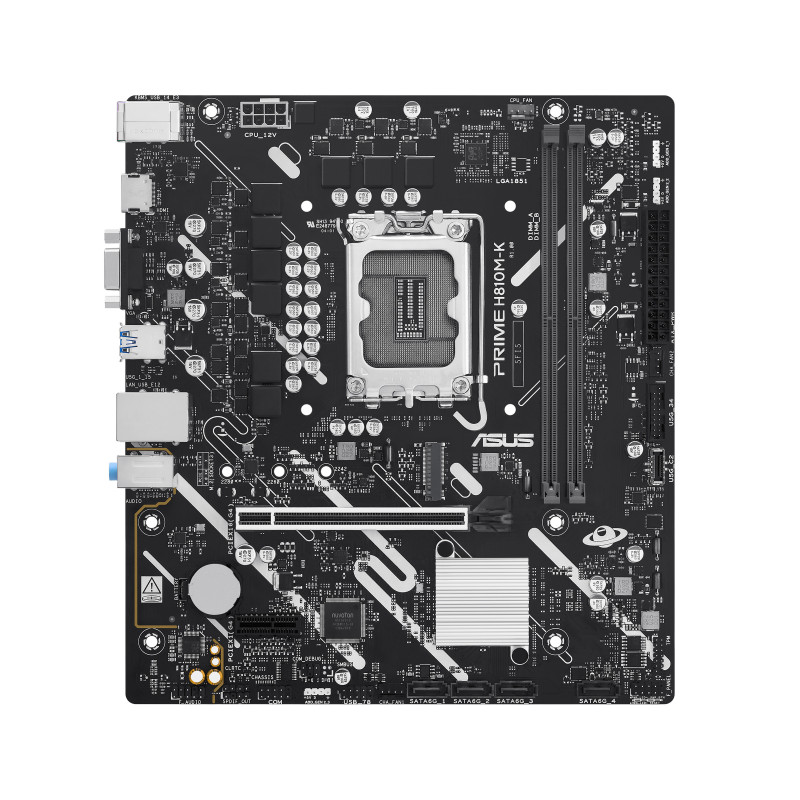 ASUS PRIME H810M-K Intel H810 LGA 1851 (Socket V1) micro ATX ASUS PRIME H810M-K Intel H810 LGA 1851 (Socket V1) micro ATX