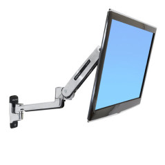 Ergotron LX Sit-Stand Wall Mount LCD Arm 106,7 cm (42") Parete Acciaio inox