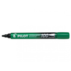 Pilot Permanent Marker 100 evidenziatore 1 pz Punta sottile Verde