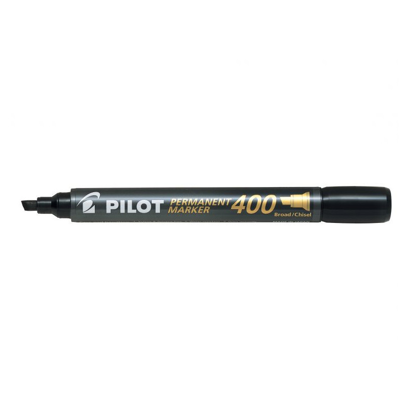Pilot Permanent Marker 400 evidenziatore 1 pz Punta smussata Nero