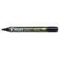 Pilot Permanent Marker 400 evidenziatore 1 pz Punta smussata Nero