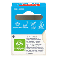 TESA tesafilm PAPER 10 m Carta Trasparente 1 pz