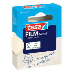 TESA tesafilm PAPER 33 m Carta Trasparente 1 pz