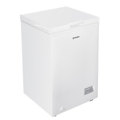 Indesit INCF 984 E Congelatore orizzontale a libera installazione, Statico , 55 cm, Classe E, Bianco, 40 db, h 85cm
