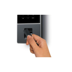 Safescan TimeMoto TM-626 Nero Gettone elettronico, Impronta digitale, Password, Scheda di prossimità AC TFT Collegamento