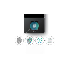 Safescan TimeMoto TM-626 Nero Gettone elettronico, Impronta digitale, Password, Scheda di prossimità AC TFT Collegamento