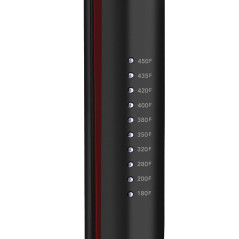 Revlon RVST2211PE messa in piega Piastra per capelli Caldo Nero, Rosso 1,8 m