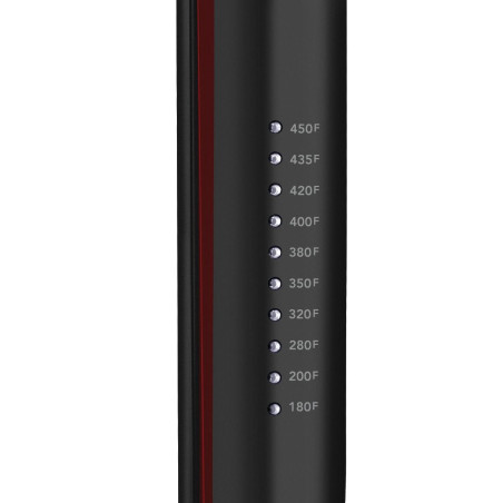 Revlon RVST2211PE messa in piega Piastra per capelli Caldo Nero, Rosso 1,8 m