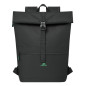 Rivacase Gremio zaino City backpack Nero Poliestere, Polietilene tereftalato riciclato (rPET)