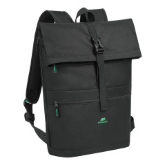 Rivacase Gremio zaino City backpack Nero Poliestere, Polietilene tereftalato riciclato (rPET) - 4260709015705