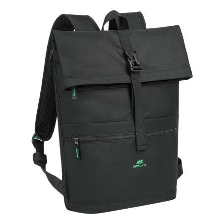 Rivacase Gremio zaino City backpack Nero Poliestere, Polietilene tereftalato riciclato (rPET) - 4260709015705