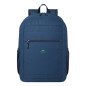 Rivacase Gremio zaino City backpack Blu Poliestere, Polietilene tereftalato riciclato (rPET)