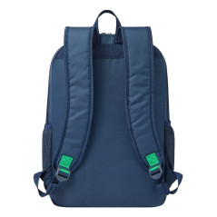 Rivacase Gremio zaino City backpack Blu Poliestere, Polietilene tereftalato riciclato (rPET)