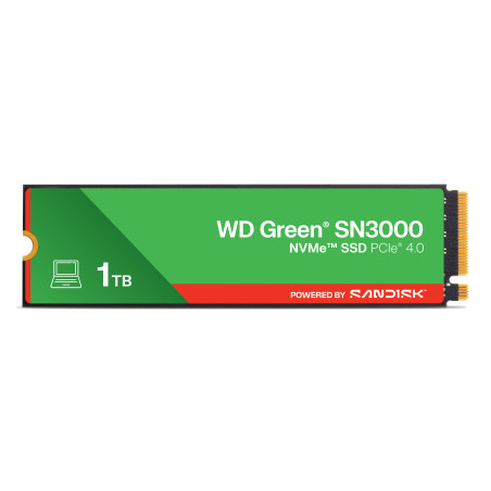 SanDisk Green WD SN3000 NVMe 1 TB M.2 PCI Express 4.0 QLC 3D NAND