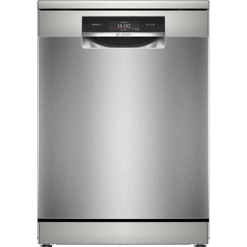 Bosch Serie 8 SMS8TCI04E Lavastoviglie da libera installazione 60 cm Acciaio spazzolato anti-impronta Classe A