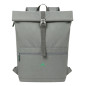 Rivacase Gremio zaino City backpack Grigio Poliestere, Polietilene tereftalato riciclato (rPET)