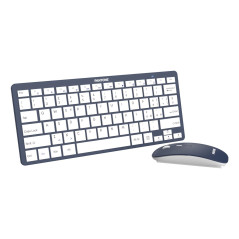 Pantone PT-KB09N tastiera Mouse incluso Casa RF Wireless QWERTY Italiano Blu marino