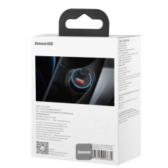 Baseus Golden Contactor Smartphone Blu, Grigio Accendisigari Auto