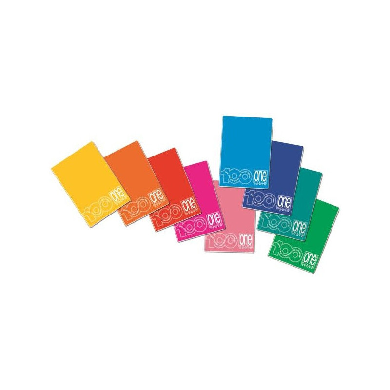 Blasetti One Color quaderno per scrivere A5 19 fogli Multicolore