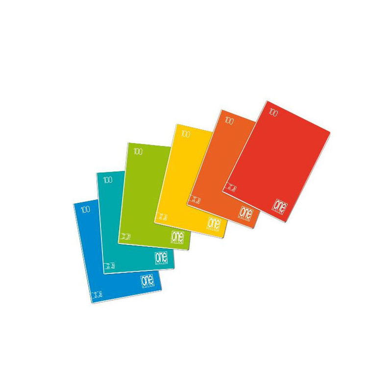 Blasetti One Color MAXI quaderno per scrivere A4 25 fogli Multicolore