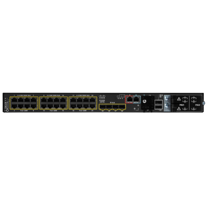 Cisco IE-9320-24P4S-E switch di rete Gestito L2/L3 Nero Cisco IE-9320-24P4S-E switch di rete Gestito L2/L3 Nero