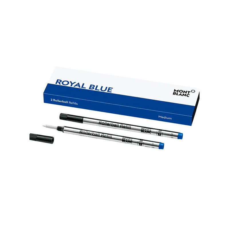Montblanc 128233 ricaricatore di penna Medio Blu 2 pz