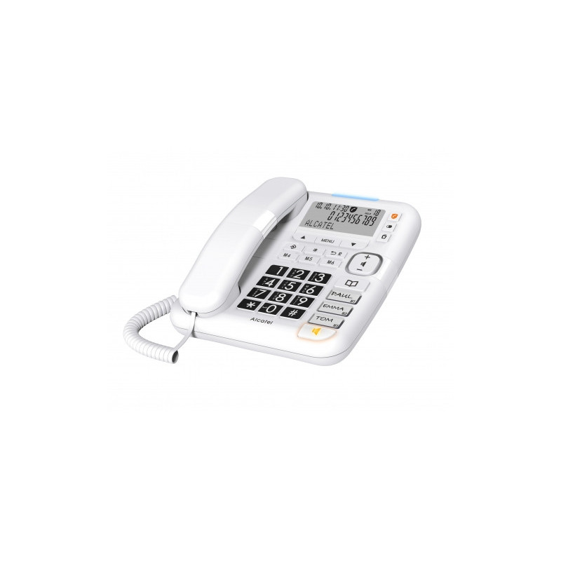 Alcatel TMAX 70 Telefono analogico/DECT Identificatore di chiamata Bianco