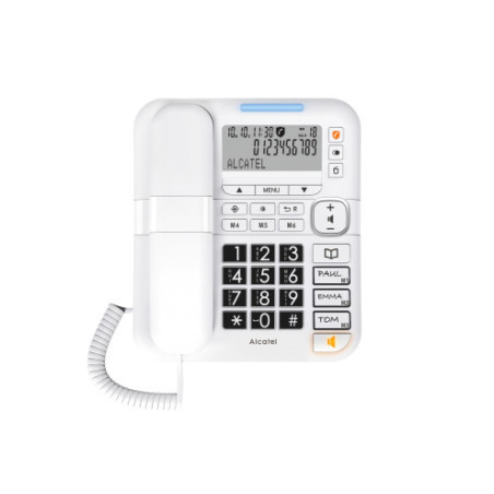 Alcatel TMAX 70 Telefono analogico/DECT Identificatore di chiamata Bianco