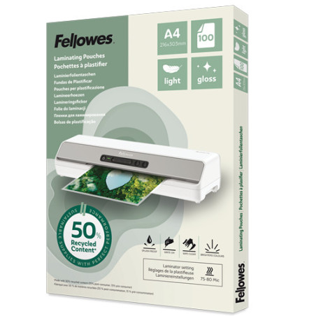 Fellowes 100142987 pellicola per plastificatrice 100 pz