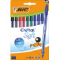 BIC 516359 penna a sfera Nero, Blu, Verde, Rosso 10 pz