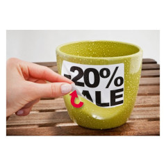 Avery L4773REV-20 etichetta autoadesiva Rettangolo con angoli arrotondati Rimovibile Bianco 480 pz