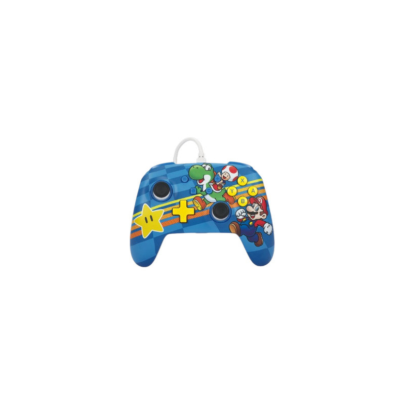 PowerA Enhanced Wired Controller Multicolore USB Gamepad Nintendo Switch, Nintendo Switch OLED