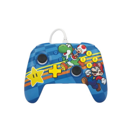 PowerA Enhanced Wired Controller Multicolore USB Gamepad Nintendo Switch, Nintendo Switch OLED