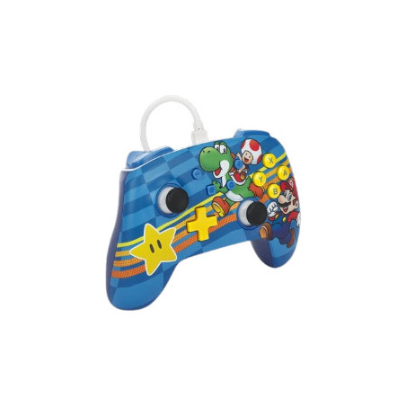 PowerA Enhanced Wired Controller Multicolore USB Gamepad Nintendo Switch, Nintendo Switch OLED