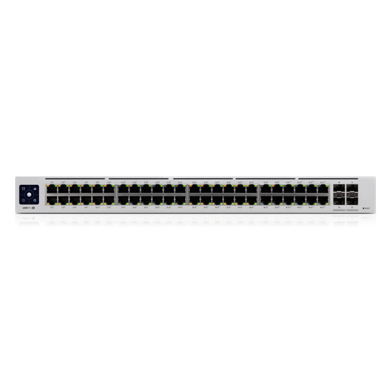 Ubiquiti UniFi Pro 48-Port PoE Gestito L2/L3 Gigabit Ethernet (10/100/1000) Supporto Power over Ethernet (PoE) 1U Argento