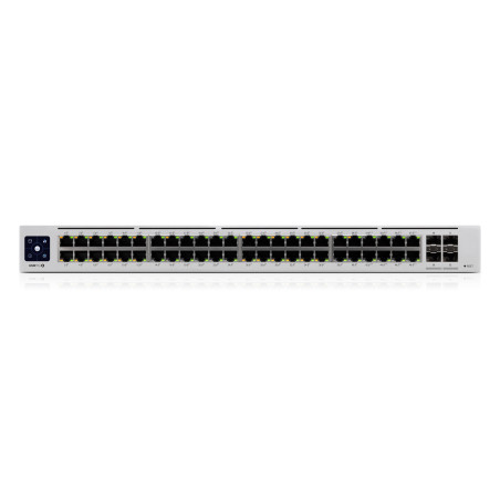 Ubiquiti UniFi Pro 48-Port PoE Gestito L2/L3 Gigabit Ethernet (10/100/1000) Supporto Power over Ethernet (PoE) 1U Argento