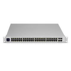 Ubiquiti UniFi Pro 48-Port PoE Gestito L2 L3 Gigabit Ethernet (10 100 1000) Supporto Power over Ethernet (PoE) 1U Argento