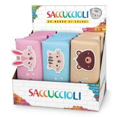 Lebez 81992 astuccio per matita Astuccio portamatite Poliuretano (PU) Colori assortiti