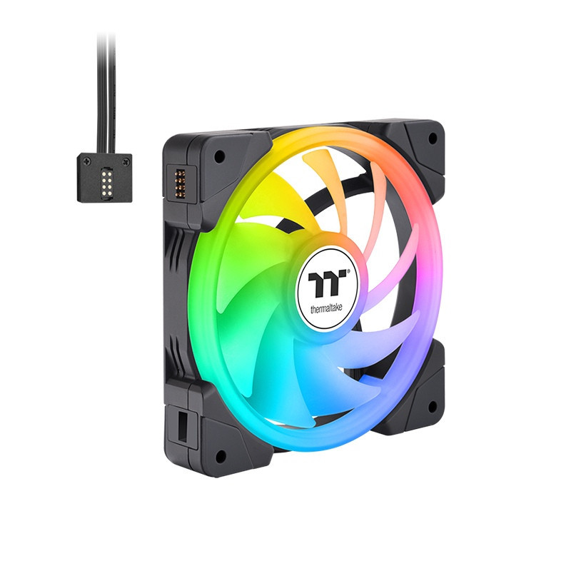 Thermaltake SWAFAN EX12 ARGB Case per computer Raffreddatore d'aria 14 cm Nero 3 pz